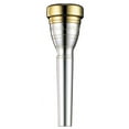 thumbnail image 4 of Yamaha Heavyweight Series Trumpet Mouthpiece with Gold-Plated Rim and Cup  11B4, 4 of 6