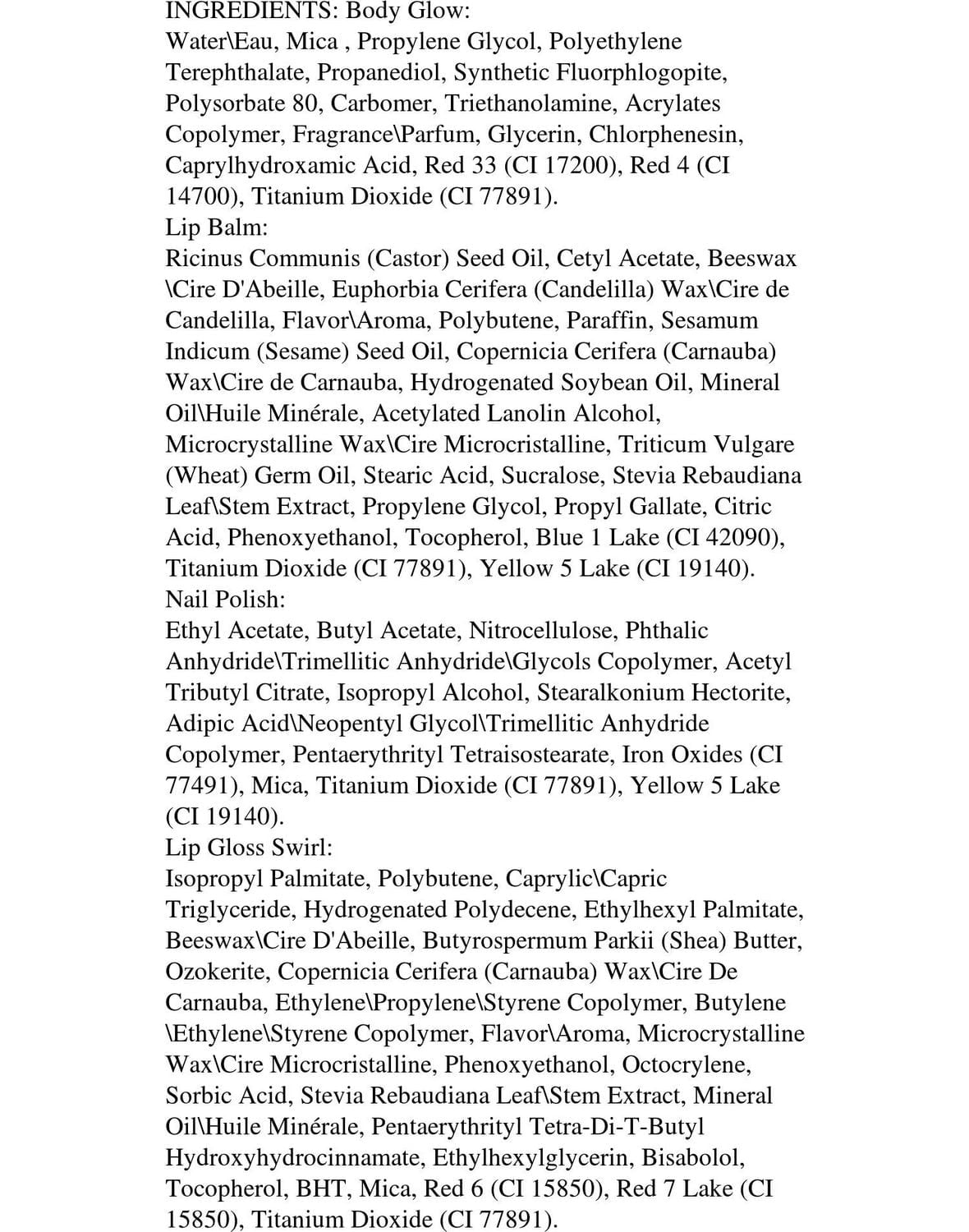 Pink Lemonade Glam Bag, Lip balm makeup glam bag