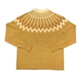 thumbnail image 2 of French Connection Essentials Women's Long Sleeve Fair Isle Sweater (Camel, XXL), 2 of 2