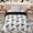 White Black, variant on Erosebridal Kawaii Ribbon Queen Comforter Set for Kid, Butterfly Knot Bedding Comforter Set, White Pink, 3-Piece