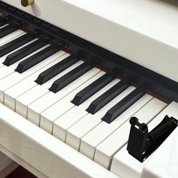 HOMEMAXS Piano Slow Fall Buffer Piano Lid Slow Close System Piano Anti-pinch Accessory Piano Silent Buffer Piano Metal Slow-down Device