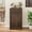 Dark cherry, variant on Ataucjin Fluted Tilt Out Trash Can Cabinet Kitchen Waste Bins,Hidden Garbage Can Cabinet 10 Gallon,Freestanding Dog Proof Trash Can Cabinet,Wooden Trash Can Hidden Trash Bin for Kitchen