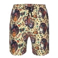 thumbnail image 3 of Fotbe Fashion Hippie Girl Trajes de Baño Estampados para Hombre, Shorts de Verano de Secado Rápido, Ropa de Playa, Bañadores-X-Large, 3 of 6