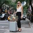 thumbnail image 6 of FORMRS Tote Bag for Women Quilted Large Capacity Travel Work Carry On Shoulder Handbag, Christmas Blooms, 6 of 7