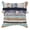 Navy Blue/Multicolor, variant on Ox Bay Eli 18" x 18" Coastal Striped Cotton Adult Decorative Throw Pillow
