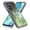 Green, variant on Rosebono Compatible With Samsung Galaxy A16 Sparkle Rhinestone Diamond Colorful Butterfly Graphics Design 3-Layer Hybrid Armor Cover Case (Blue)