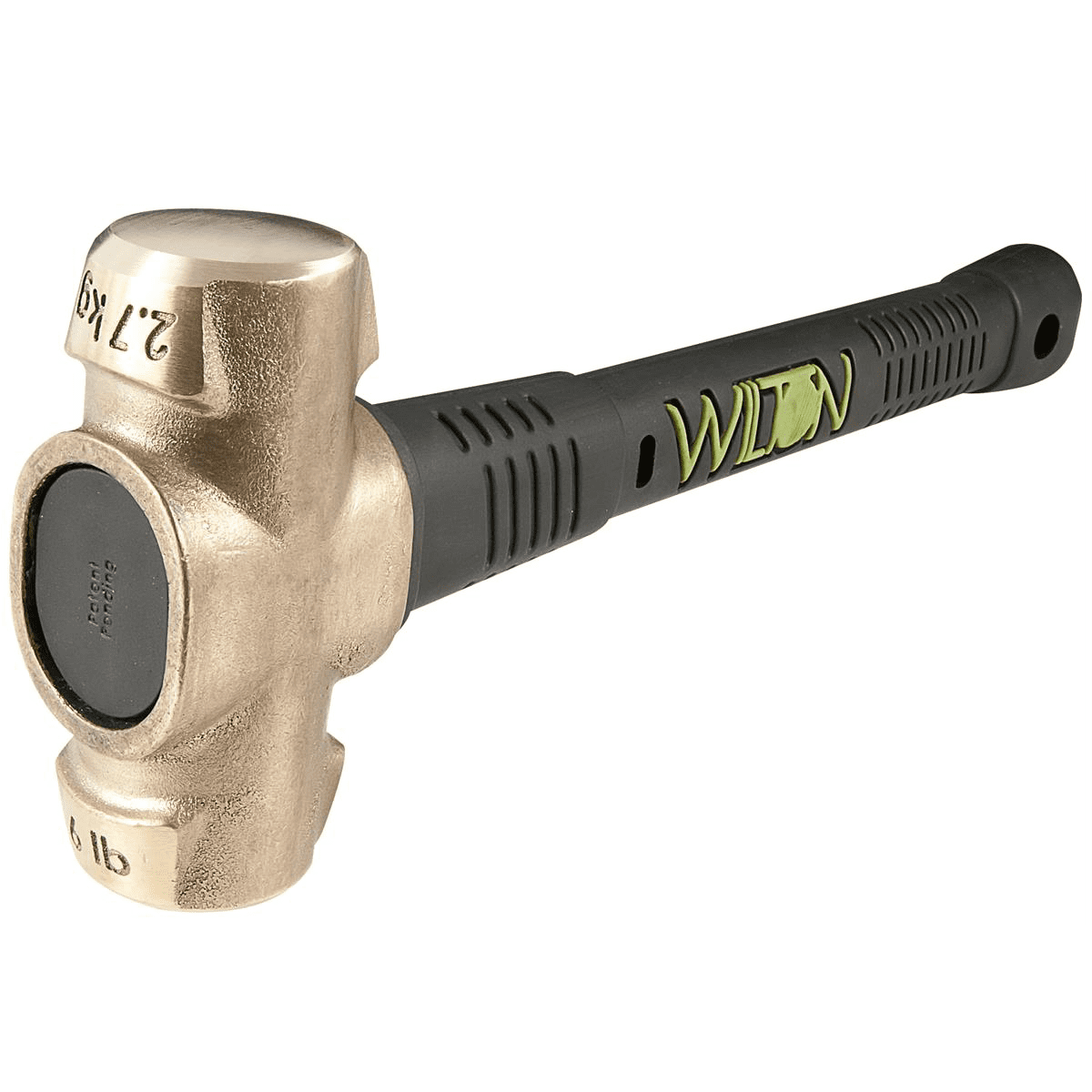 Wilton Tools 90616 Heavy Duty 6Lb Head B.A.S.H. Brass Sledge Hammer w/16" Handle