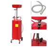 20 Gallons Portable Waste Oil Drain Lift Drainer Tools Red