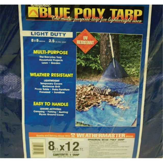 Dize 117677 Blue Poly Tarp - 8 x 12 ft., Model No. PT0812