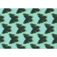 thumbnail image 1 of Ahgly Company Machine Washable Indoor Rectangle Transitional Medium Turquoise Green Area Rugs, 3' x 5', 1 of 7