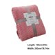 thumbnail image 3 of Blanket Flannel Blanket Person Blanket Embroidered Knee Blanket Office Fleece Blanket Small Blanket 100x150cm, 3 of 5
