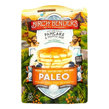 Sugar Free Pancake Mix - Birch Benders Paleo Pancake & Waffle Mix, 12 Oz, 1 Count