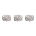 thumbnail image 1 of Thinsony Femmes Chic Perle Strass Stretch Bracelet Mariage Bal pour Mariée Blanc 5 Rangée 3Set, 1 of 6