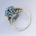 thumbnail image 4 of Funie Finger Rings Transparent Long Lifespan Lightweight Oval Shaped Smooth Blue Rings for Date, 4 of 8