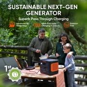 Jackery Explorer 1000 Plus Portable Power Station,1264Wh Solar Generator (Solar Panel Not Included) with 2000W Output, Expandable to 5kWh for Camping, Road Trips and Home Backup
