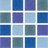 Mosaic Mercantile Mini Italian Glass Tile, 1/2 lb., Seascape