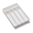 thumbnail image 3 of Bandeja para cubiertos Madesmart de plástico, 32,8 cm x 22,9 cm x 5,1 cm, color blanco, 3 of 5