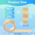 thumbnail image 2 of Uxcell Colored Masking Tape 9/16" x 11 Yards Color Code Labeling Tape Light Orange, 2 of 6