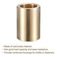 thumbnail image 3 of Uxcell Sleeve Bearings Cast Brass Self-Lubricating Bushing 0.79 x 20.31 x 1.57 inch, 3 of 5