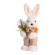 thumbnail image 3 of Muñeco de conejo de Pascua de peluche, adorno de conejo de Pascua, regalos de Pascua, decoración de escritorio de Pascua 11cmx10cmx26cm, 3 of 9