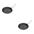thumbnail image 1 of Yuarrent Frying Pan Roasting Plate Grill Basket for Seafood Meat Veggies Steak Type1 NO1, 1 of 1