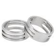 thumbnail image 4 of 2 Pcs Hand Made Ring Inner 18mm Outer 21mm Stainless Steel Opening Ring Hand Made Ring DIY Jewelry, 4 of 14