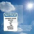 thumbnail image 6 of (2 Pack) Laundry Room Hours ____ Am To OSHA Notice Sign 5 Inch X 3.5 Inch Vinyl Label Decal Sticker Weather Resistant, UV Protected for Workplace, Business, and Construction Site, Made, 6 of 7