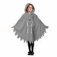 thumbnail image 3 of Girls Hooded Jumpsuits Long Sleeve Graphic Bluses Halloween Theme Dress Up Party Stylish Performance Tops for Girls, 3 of 8