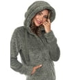 thumbnail image 5 of White Mark Women's Hooded Sherpa Jacket, 5 of 5