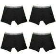 thumbnail image 2 of Falari Men's 4-Pack Boxer Briefs Bamboo Rayon Ultra Soft Lightweight Breathable, 2 of 6