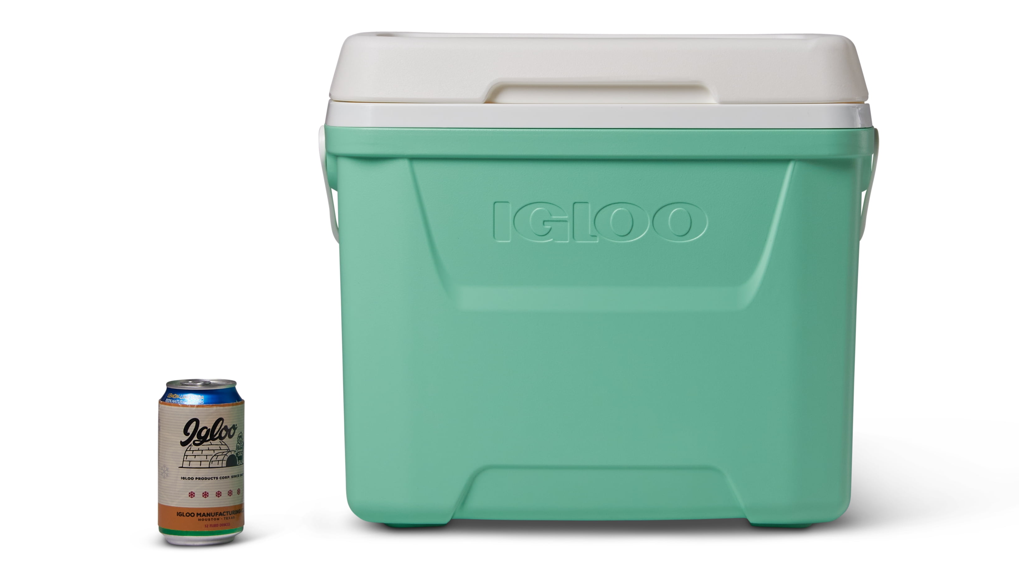 Igloo 28 qt. Soft Sided Cooler, Gray and Acid Green 