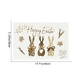 thumbnail image 3 of Easter Placemats Easter Restaurant Decoration Table Mats Insulation Mats Western Placemats Washable Insulation Placemats Home Kitchen Table Mats (D), 3 of 6