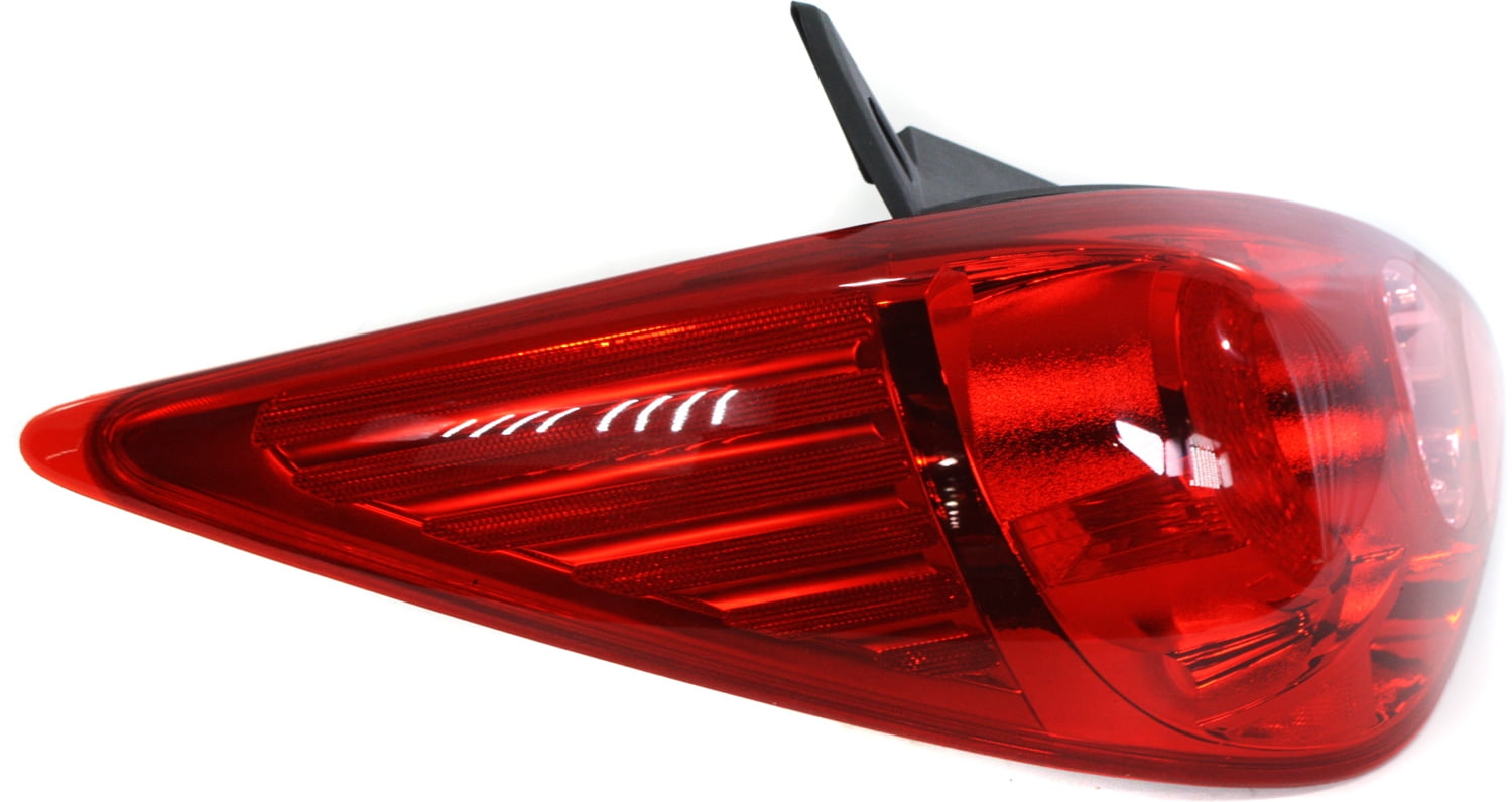 Tail Light Compatible With 2007-2012 Nissan Versa Left Driver With bulb(s)