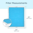 thumbnail image 6 of Medify Air 20x25x1 Air Filter, MERV 11 Pleated with HEPA, HVAC Furnace Filter, 2-Pack, 6 of 7