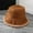 Brown, variant on Womens Winter Hats Furry Bucket Hat Winter Warm Plush Double Sided Thickened Coldproof Fisherman Cap for Outdoor Hats for Women Men Brown One Size