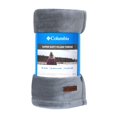 thumbnail image 4 of Columbia Super Soft Plush Fleece Throw Blanket Color: Blue Size: N/A, 4 of 4