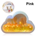 thumbnail image 1 of Lámpara LED de tulipanes y nubes para decoración del hogar, tulipanes hechos a mano, flores, regalos del Día de San Valentín, sala de estar, 1 of 4