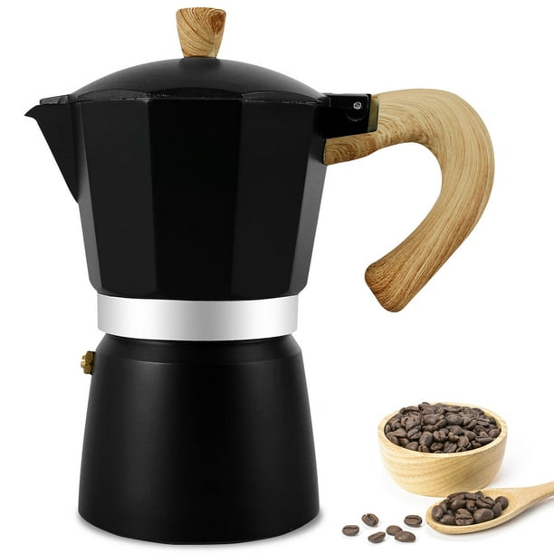 Stovetop Espresso Maker Stainless Steel Coffee Maker Pot 300ML Large