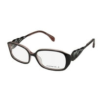 NEW KOALI 6921K WOMENS/LADIES DESIGNER FULL-RIM BROWN / WHITE FRAME DEMO LENSES 53-15-135 EYEGLASSES/GLASSES