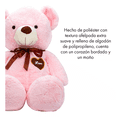 thumbnail image 2 of Oso De Peluche Teddy Grande Abrazable Corazón 1 Metro rosa, 2 of 4