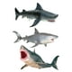 thumbnail image 2 of Juego de figuras de animales marinos Hugo 3 uds decoración para tartas de cumpleaños, 2 of 10