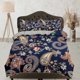 thumbnail image 1 of Juego de funda nórdica paisley azul, decoración estética de habitación juego de cama full, king,, 1 of 4
