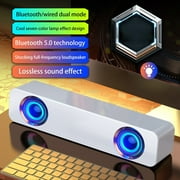 AZXY Bluetooth Speaker,Speakers for Tv,Computer Speakers,Wired Soundbar with Subwoofer for Desktop Home
