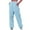 Light Blue Womens Full Length Pants, variant on Fashion Ladies Workout Runnng Full Length Pants Save Big SMihono Tight Slim Fit Women Casual Trousers High Waist With Pockets Long Pants Hot Pink 6