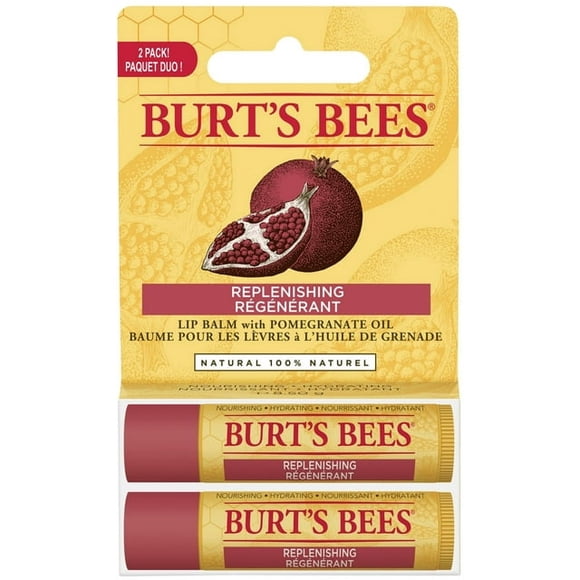 Burt's Bees® Baume à Lèvres Hydratant 100 % Naturel, Grenade -