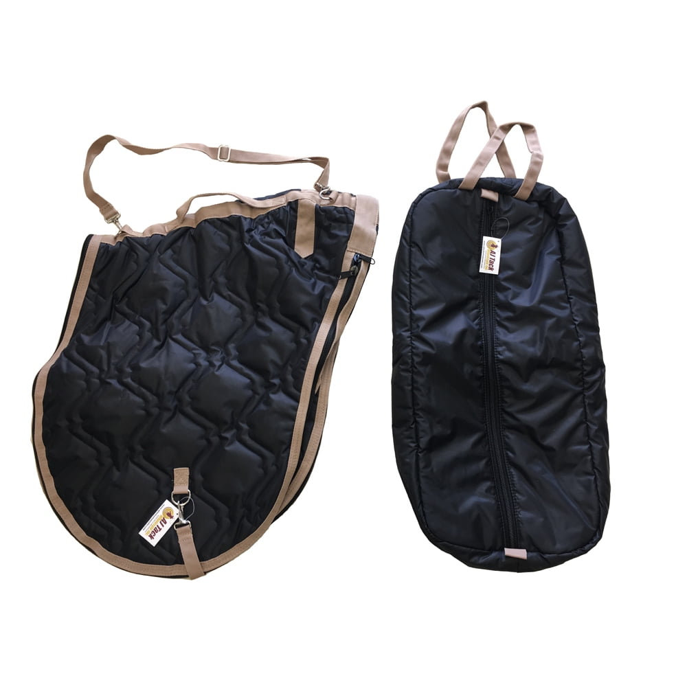 English Horse Saddle Carrier Bridle Halter Bag Set All Purpose Saddle