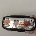thumbnail image 4 of Bolsa de lápiz Zhivalor con cremallera de PVC translúcido para rotulador bolsa de maquillaje portátil de gran capacidad, 4 of 5