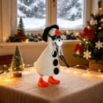 thumbnail image 4 of UALSRZL Magnetic Goose Key Holder, 7inch Mini Desk Goose with Outfit, Resin Desktop Goose for Home Office Table Festivel Housewarming Gifts, White, 4 of 6
