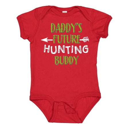 

Inktastic Daddys Future Hunting Buddy Gift Baby Boy or Baby Girl Bodysuit