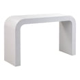 thumbnail image 1 of TOV Furniture Hump 31.9"H Modern Acacia Wood Console Table in White, 1 of 8
